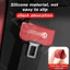 Vỏ khóa dây an toàn ô tô bằng silicon mềm đa năng Bảo vệ đai chống trầy xước Phụ kiện ô tô