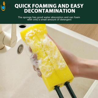 Bàn chải cốc xốp mật độ cao có tay cầm dài Bàn chải bình nước có thể tái sử dụng cho chai Ly rượu vang