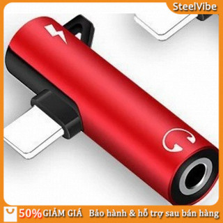 Cáp chia từ Lightning ra 3.5mm + Lightning - Một dây hai cổng, vừa sạc vừa nghe nhạc