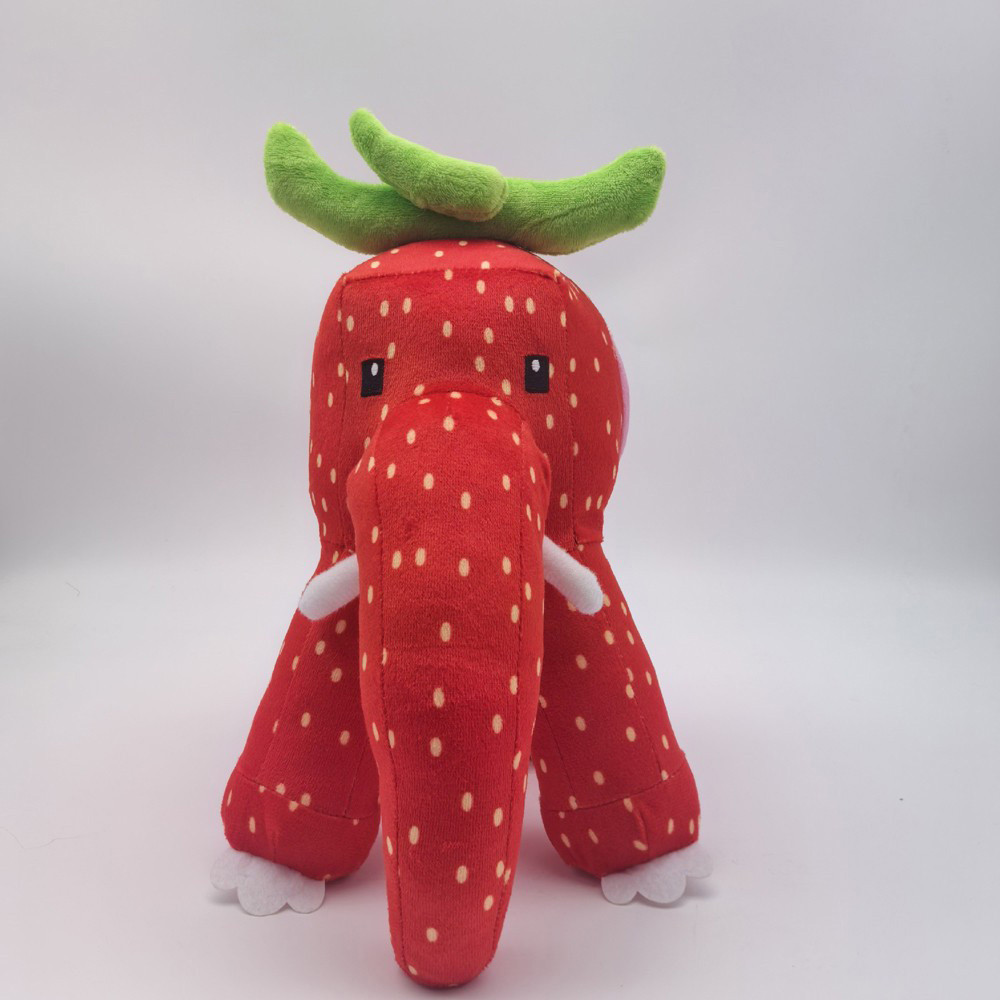 Steal A Brainrot Plushie Toys Dolls Red Strawberry Elephant Plush Stuffed Toys for Kids New Spooky Lucky Block Plushies Funny Toys Gift