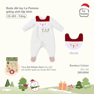 La pomme AW2025 BST sơ sinh Giáng sinh cho bé T11.4