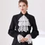 NKSFX Cổ Giả Xù, Cổ Ren Jabot Trắng Có Thể Tháo Rời, Đa Năng Phong Cách Victoria Cosplay Phụ Kiện Cổ Trang Trí Cho Người Biểu Diễn Sân Khấu