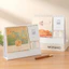 GETVOW 2026 Lịch để bàn, Lịch bàn giấy dày đứng, Phong cách đơn giản Chức năng ghi nhớ có thể gập lại Quản lý thời gian Lập kế hoạch học thuật Trang trí bàn