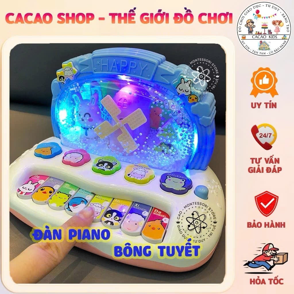 Đàn Piano chạy pin phát nhạc cho bé siêu xinh, hộp siêu xịn sò có thể làm quà tặng