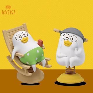 [WUSISI] Vịt Liu Nhỏ Vui Nhộn Đồ Trang Trí Ô Tô Tượng Hoạt Hình Vịt Liu Nhỏ Trang Trí Ô Tô Bộ Sưu Tập Dễ Thương Xe Bobblehead Hình MỚI