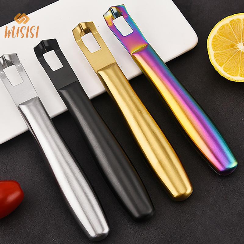 [WUSISI] Dụng cụ gọt vỏ chanh bằng thép không gỉ Dụng cụ gọt chanh chanh chanh Cam cam quýt Dụng cụ gọt vỏ dao Dụng cụ nhà bếp Phụ kiện MỚI