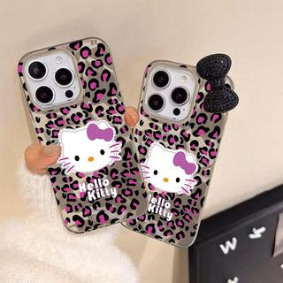 3D Hello Kitty Jewelled Da Báo In Hình Dành Cho Honor 400 Smart 400 Lite X6C X8C X9C 200 Smart X9D X7D X7C X8B X8B X9B X9B X9A 5G Cô Gái Nhiều Màu Sắc Flash Vỏ Điện Thoại