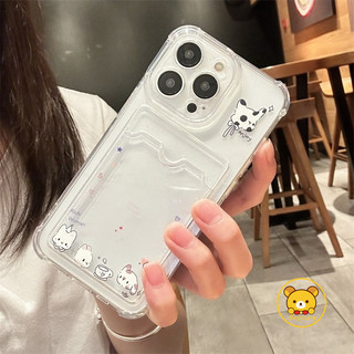 Vỏ Đựng Thẻ Con Chó Con Dễ Thương Cho Vivo V50 Y19S Y04 Y03 Y28 Y36 Y27 Y100 Y200E Y17S V40 Lite V30 Pro Y16 Y02S Y22S Y35 Y02T Y21S Y21A Vỏ Điện Thoại Thỏ Hoạt Hình Cặp Đôi Vỏ Mềm