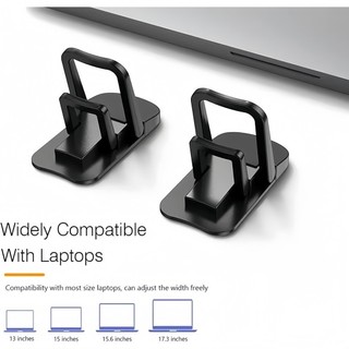 Giá đỡ laptop mini di động bằng kim loại, điều chỉnh góc độ, thiết kế gập gọn - FE123