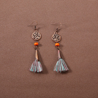Bông tai handmade bohemian dài phong cách dân tộc retro đơn giản cá tính phù hợp với phụ nữ