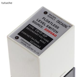 Tutu C61F-GP AC220V Cấp Rơle Không Phao Cấp Độ Bộ Điều Khiển Có Đế VN