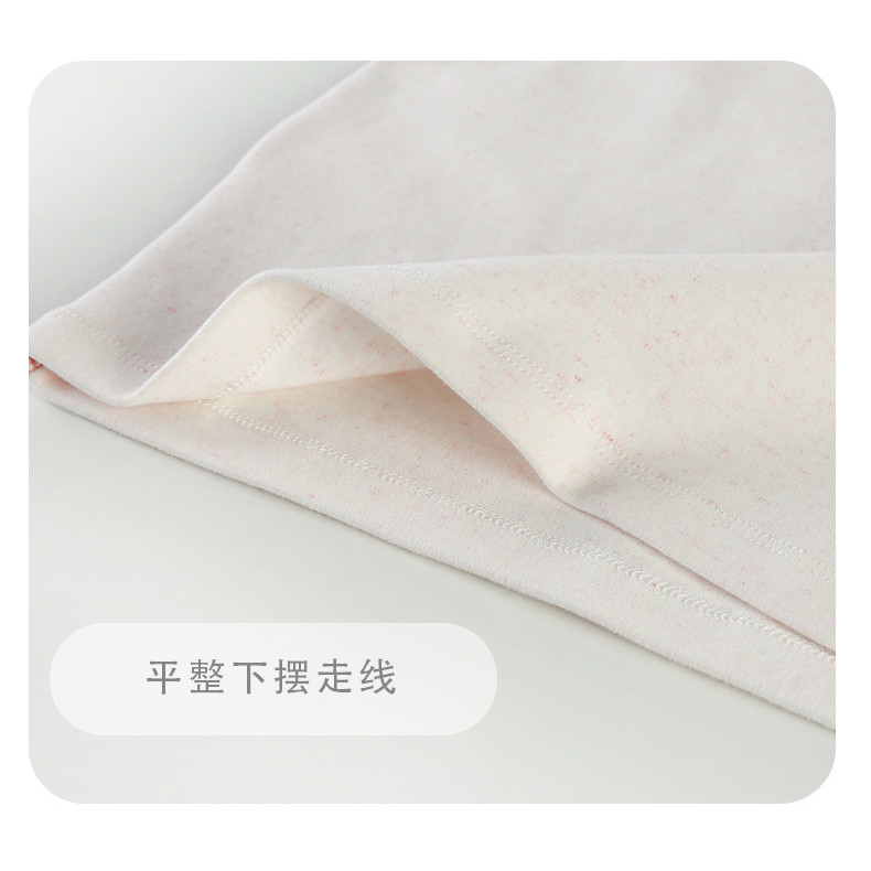 Bộ đồ lót Cotton màu trẻ em Thu đông Bộ kháng khuẩn không xương cỡ 73-170​ E71A