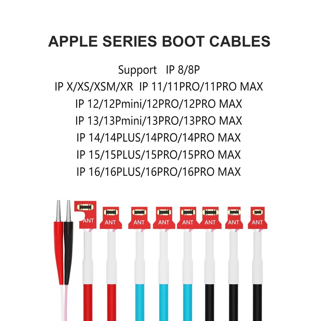 Cáp nguồn MaAnt PY1 PRO iBoot cho iPhone Mobile IPhone 8 ~ 16 Pro Max Pin gốc Kiểm tra dữ liệu Sửa chữa ON / OFF Switch Line