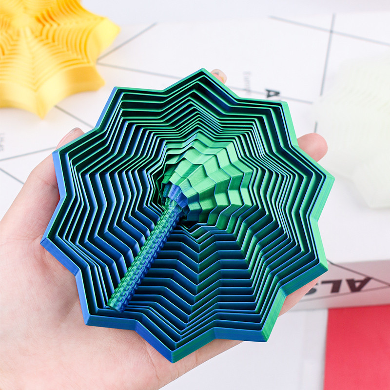 Ngôi Sao Đa Giác Fidget Đồ Chơi 3D In Hình Học Xoay Ảo Ảnh Thị Giác Antistress Fidget Đồ Chơi Cho Căng Thẳng Cảm Giác Đồ Chơi Quà Tặng Sinh Nhật