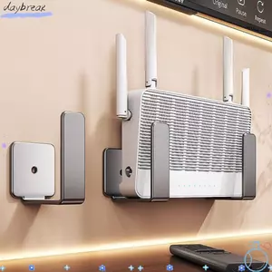 Giá đỡ dải nguồn bộ định tuyến DAYBREAK, Giá đỡ định vị Wifi đa chức năng, Giá đỡ treo tường bằng thép Carbon bền bỉ Tiết kiệm không gian Giá đỡ tường