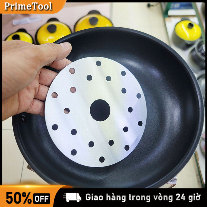 Tấm chuyển nhiệt bếp từ  dùng nồi gốm/nồi thủy tinh tấm dẫn từ inox dẫn nhiệt  an toàn