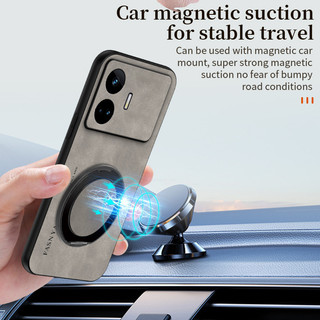 Realme GT Neo5 SE RMX3700 RMX3701 realmegtneo5se vỏ kim loại xoay giá đỡ từ tính bảo vệ ống kính, vỏ chống sốc
