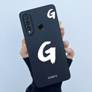 Dành Cho Huawei P30 Lite / Nova 4E MAR-LX2 Ốp Lưng Điện Thoại May Mắn Chữ Ban Đầu Full Mờ Vỏ Silicon Mềm Ốp Lưng Chống Sốc