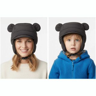 Mũ balaclava cotton bảo vệ tai và mặt, lý tưởng cho mùa thu đông, phù hợp cho cả gia đình