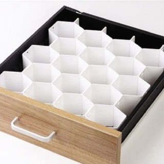 Bán Trực Tiếp DIY Nhựa Tổ Ong Ngăn Kéo Phân Vùng Tổ Chức Ngăn Tất Hộp Bảo Quản Hộp Đựng Trang Sức QA99