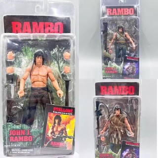 NECA First Blood Sylvester Stallone vai John J. Nhân vật siêu hành động Rambo