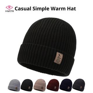 Mũ len lông cừu nam sợi cotton, giữ ấm chống gió lạnh, phù hợp đi xe đạp mùa đông