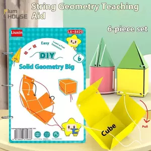 PlumHOUSE 1 Bộ Huấn Luyện Tư Duy Không Gian Tự Làm Toán Học Sách 3D Hình Học Yên Tĩnh Sách Dành Cho Trẻ Em Montessori Giáo Dục Truy Tìm Sách Bài Tập VN