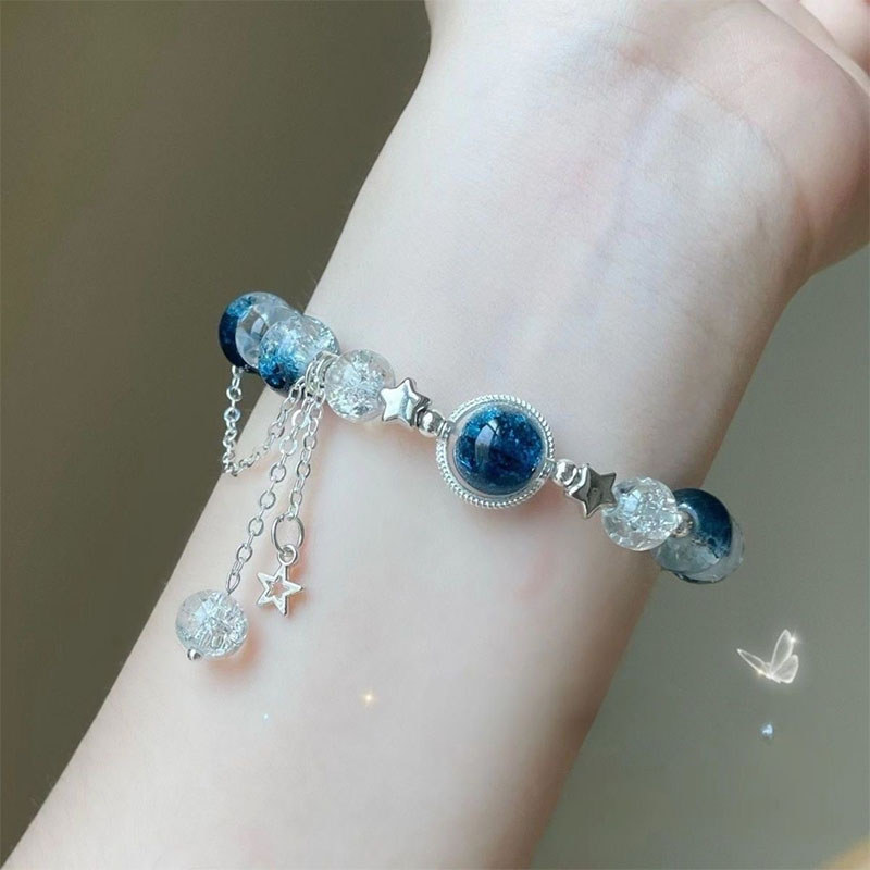 Vòng tay đính cườm hình ngôi sao bướm mới Vòng tay tinh tế và cao cấp dành cho cặp đôi và những người thân yêu