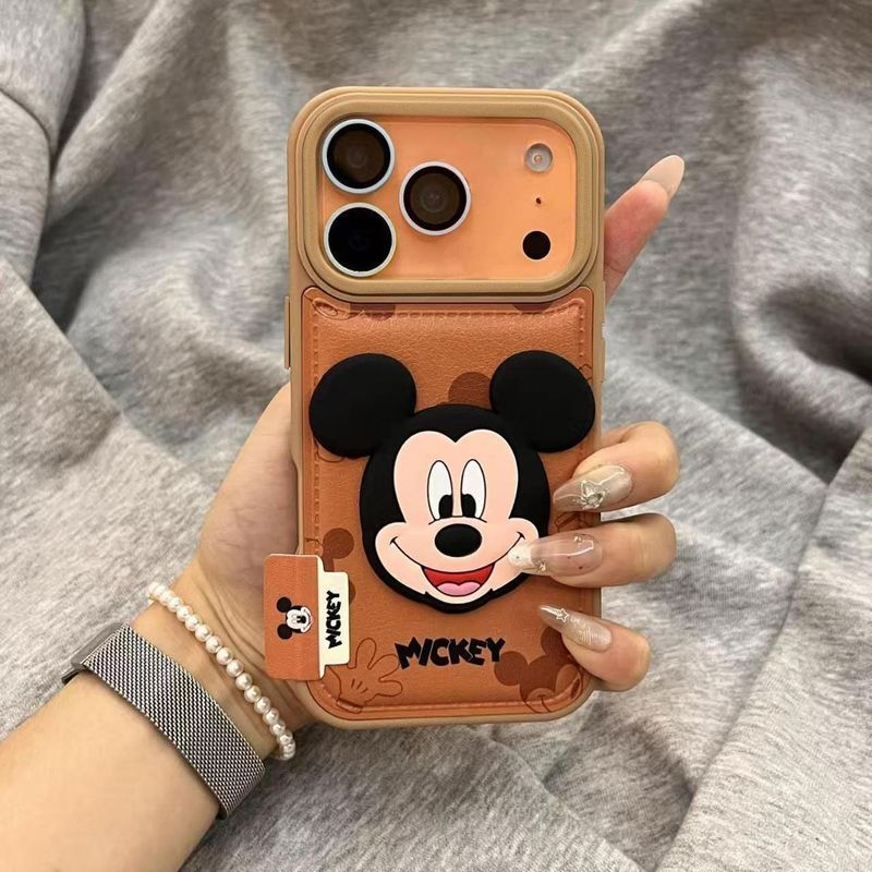 ✨Spot】[Ốp điện thoại họa tiết da Mickey] ốp lưng iphone 17air/Apple 16promax/15pro/14plus, chống sốc
