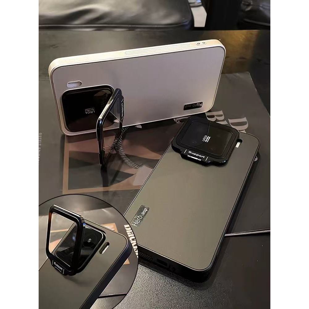 Sản phẩm mới Giá đỡ kim loại cho xiaomi 15 Vỏ điện thoại 14pro Vỏ bảo vệ cạnh thẳng 13pro Bao gồm tất cả nam nữ Phong cách mới 13 Ánh sáng độc đáo sang trọng có nắp ống kính Chuyên dụng Siêu nóng sáng tạo