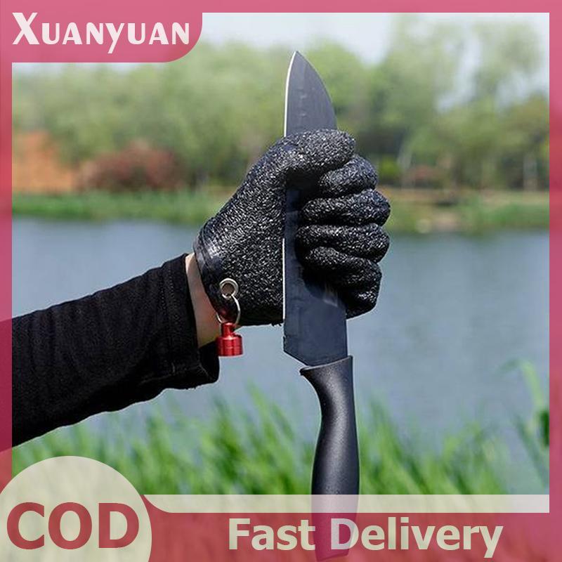 Găng Tay Bắt Cá Cao Su Có Móc Nam Châm và Chống Trơn Trượt - Phụ Kiện Câu Cá