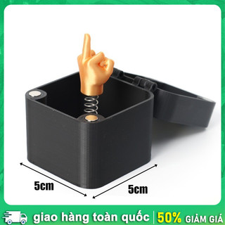 Hộp đồ chơi ngón giữa trêu đùa - Thiết kế bật lên, quà vui nhộn, giảm căng thẳng，Quà Tặng Vui Nhộn & Sáng Tạo