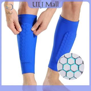 ULJ Bảo Vệ Trượt Tuyết Tibia Với Honeb Pad Thể Thao Shin Nẹp Bắp Chân Bảo Vệ Tay Áo Đường Dài Chạy Legging Tất Bóng Đá.
