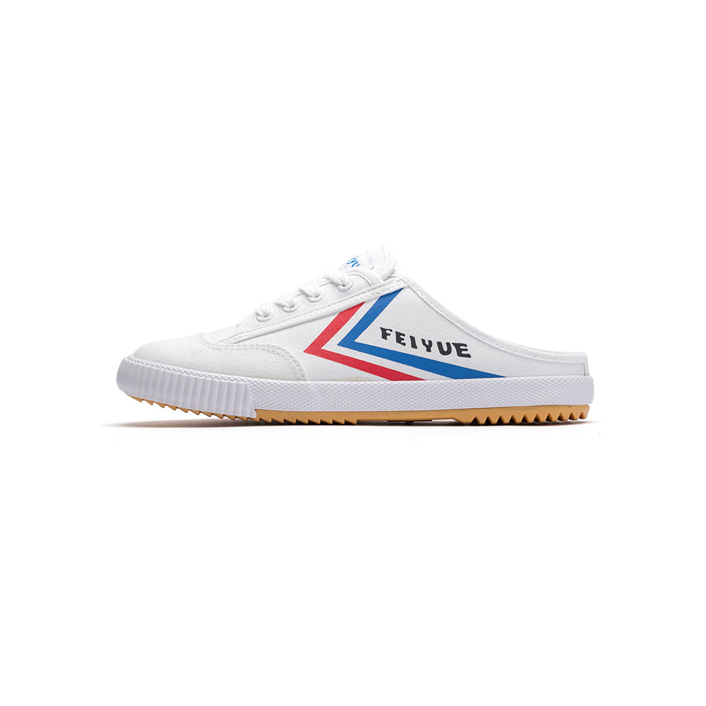 Feiyue feiyue Canvas Mùa Hè Nửa Kéo Gót Lười Xu Hướng Thường Ngày Unisex Nam Nữ Phong Cách