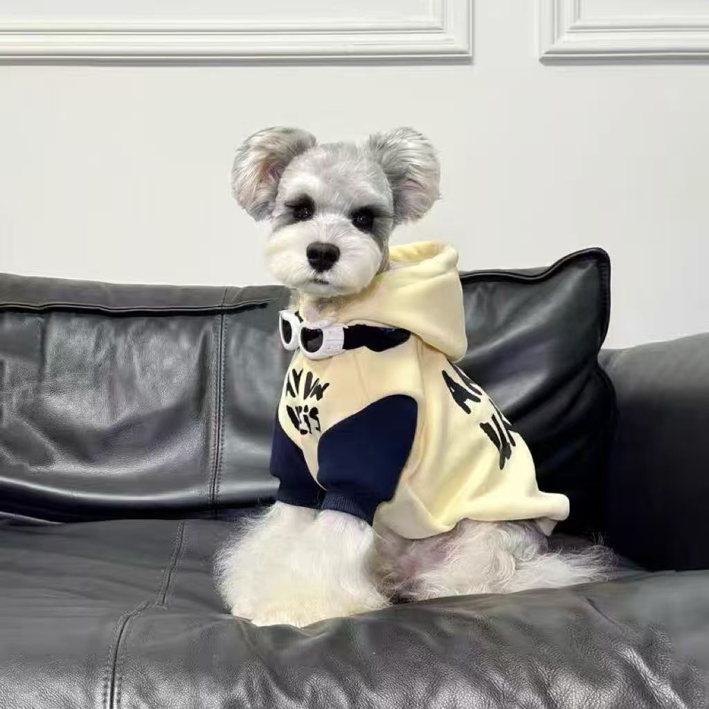 Quần Áo Thú Cưng Khâu Áo Cotton Dày Ấm Áp Teddy Bichon Chó Mùa Thu Đông Áo Khoác
