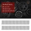 100 Chiếc 1.9 2.2 Vành Bánh Xe Imperial M2 Trang Trí Cho 1 / 10 RC Bánh Xích SCX10 90046 AXI03007 TRX4, A