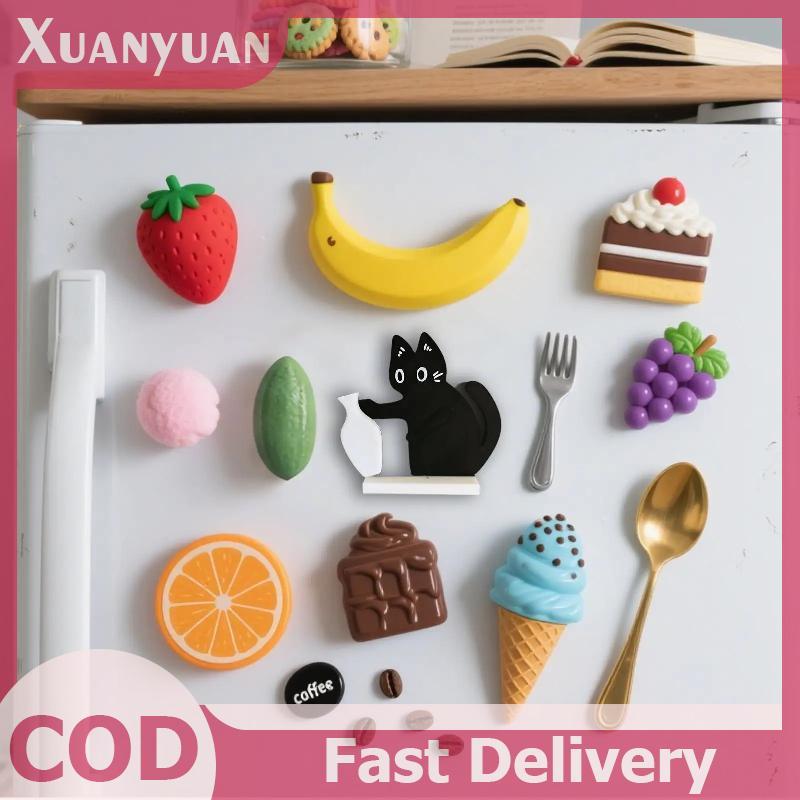 XUAN 3D In Hình Mèo Con Dễ Thương Hình Đơn Giản Để Bàn Trang Trí Tủ Lạnh Nam Châm VN