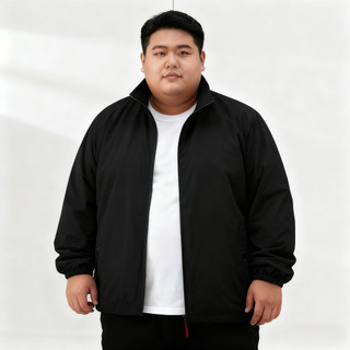 Áo khoác nam size lớn chống gió có mũ và zipper, thoáng mát