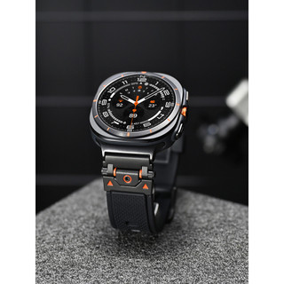 Dây đeo đồng hồ sửa đổi bằng thép không gỉ thể thao cho Samsung Watch Ultra 47mm., Samsung Watch 4 / 5 / 6 / 7, wahtc 8Classic