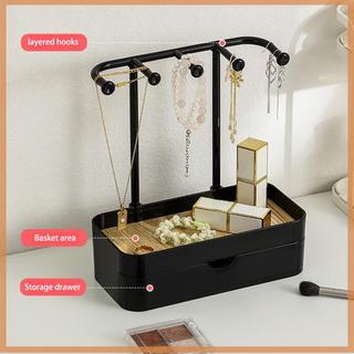 [savemoneyeveryday] Màn hình sắp xếp trang sức thời trang cho vòng cổ Bông tai Giá đựng đồ trang sức có đế bằng gỗ Vòng tay Giá đỡ nhẫn [vn]