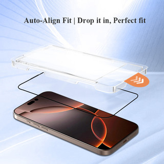 Tấm bảo vệ màn hình kính cường lực không bụi Lereach cho iPhone 17 / 16 / 15 / 14 / 13 / 12 / 11 / Xs Pro Max / plus / mini / air Auto-Adhesion