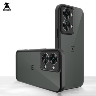 Dành Cho OnePlus Nord 2T 5G Ốp điện thoại Cứng Mờ Da-Cảm Giác Mềm Khung TPU Chống Sốc Mỏng Vỏ