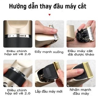 2026 bộ 10 món Tông Đơ Cắt Tóc-Đầu Sạc USB-chất lượng cao cạo lông có thể sạc lại dùng cho cả người và thú cưng