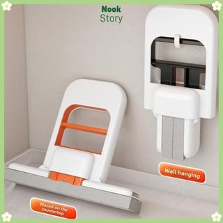 NOOKSTORY Cây lau nhà mini để bàn, lau khô ướt, miếng bọt biển bền bỉ, dùng cho bàn cà phê