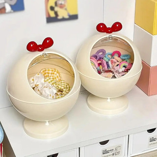 Hộp Đựng Đồ Mini Hình Cầu Đa Năng Thiết Kế Quả Cầu Xinh Xắn, Trang Trí Bàn Làm Việc Dễ Thương
