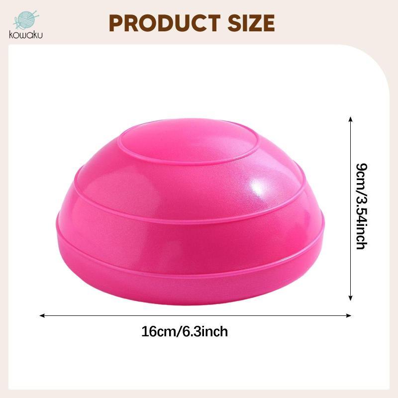 Bóng cân bằng bơm hơi 6,3 inch, có đế chống trượt và bơm, phù hợp dùng ở nhà hay ngoài trời