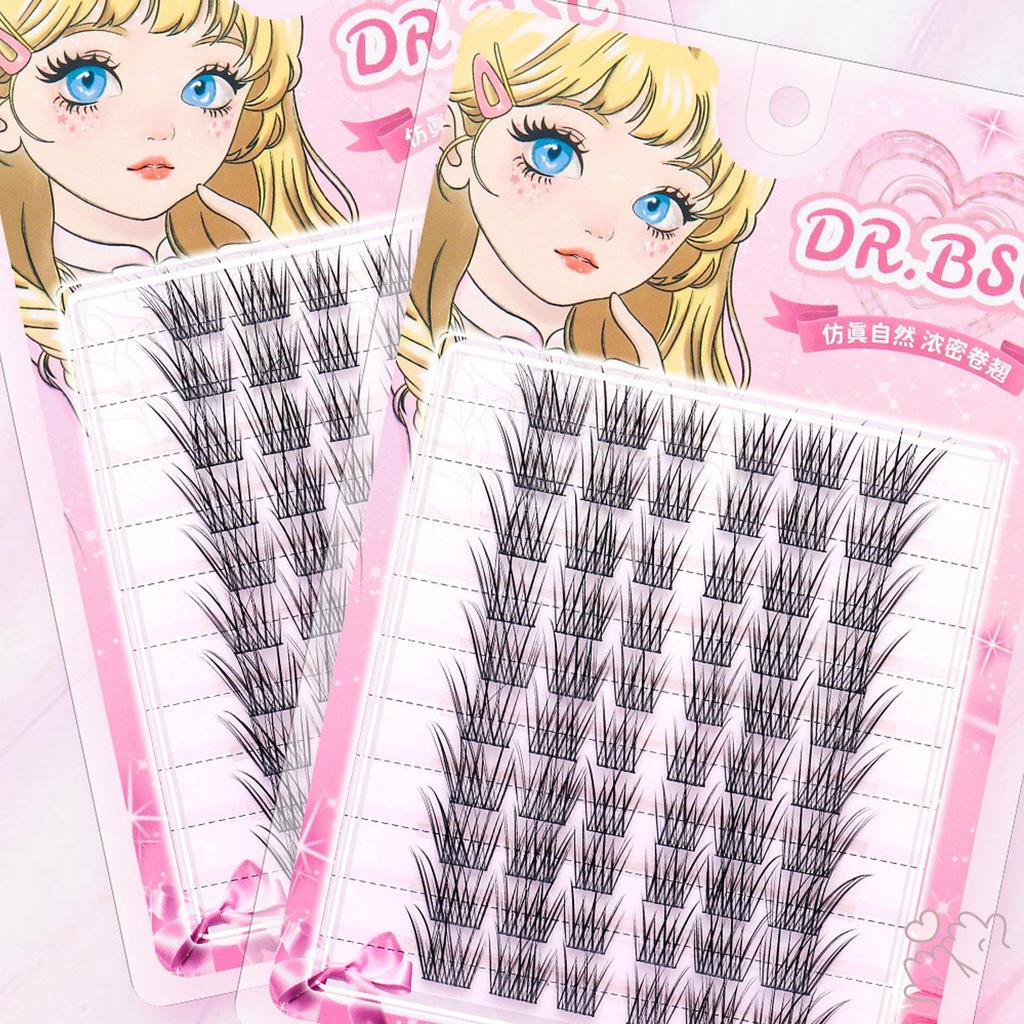 7-13mm Keo Phong Cách Cụm Lông Mi Spiky Manga Lash Extensions Đảm Bảo Vẻ Đẹp Lâu Dài