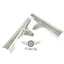 Tai thỏ phuộc trước inox xe 67