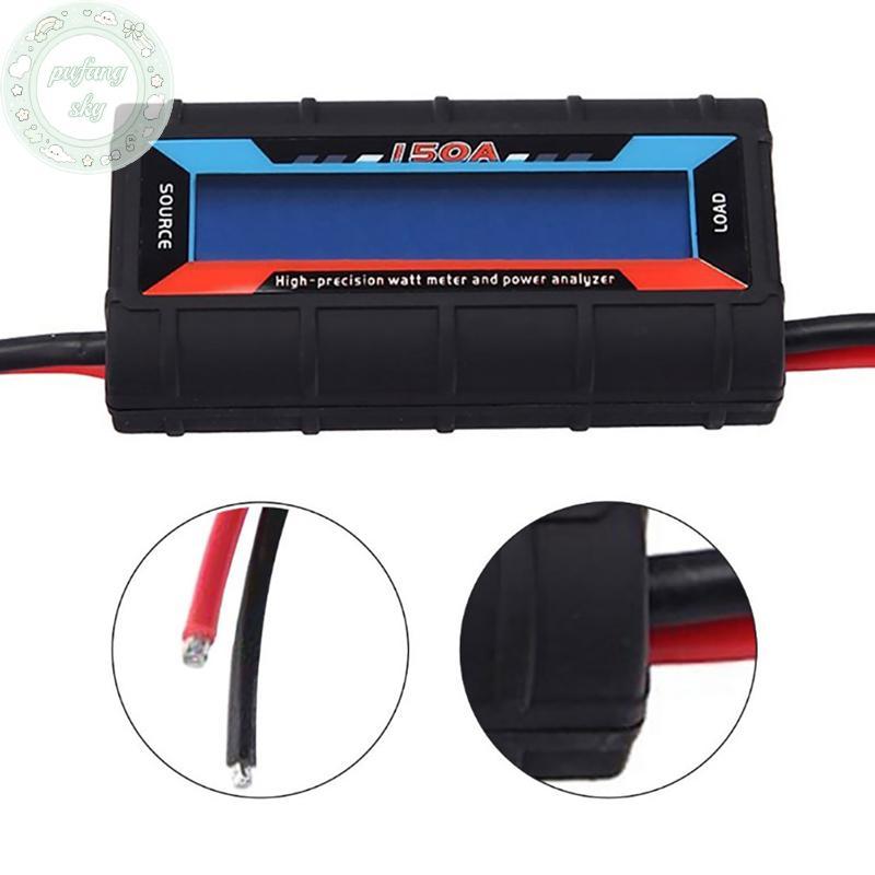 PUSKY FT08 RC 150A Đồng hồ đo Watt chính xác cao Máy phân tích công suất Đèn nền LCD wattmeter VN