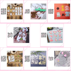 Động Vật Chim Kim Loại Thép Carbon Cắt Khuôn DIY Dập Nổi Mẫu Sổ Lưu Niệm Album Ảnh Thiệp Chúc Mừng Cắt Chết Giấy Nghệ Thuật Khuôn